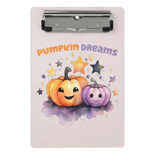 Minicarpeta De Pinza Sueños de calabaza (Anverso)