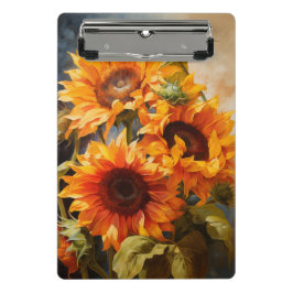 Minicarpeta De Pinza Sunflowers