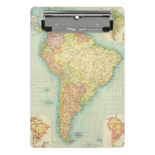 Minicarpeta De Pinza Suramérica política