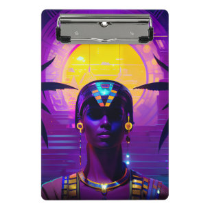 Minicarpeta De Pinza Synthwave Pharaoh