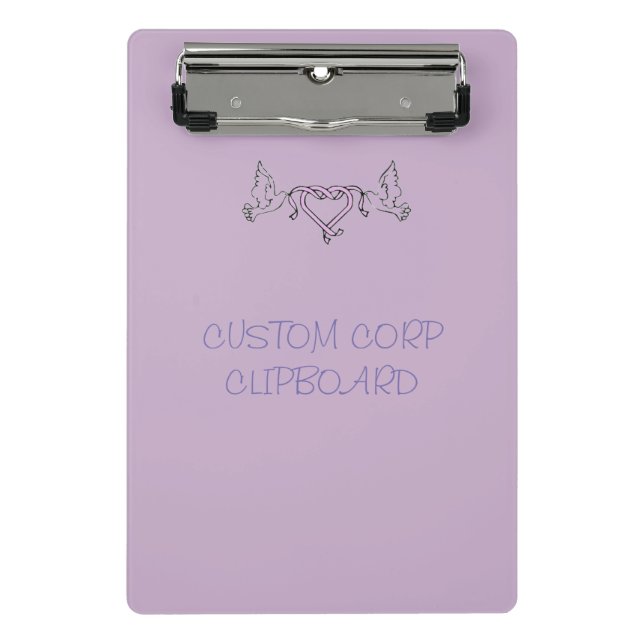 MINICARPETA DE PINZA TABLA DE CLIP CORPORATIVA PERSONALIZADA (Anverso)