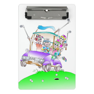 MINICARPETA DE PINZA TABLERO DE LA CUENTA DEL GOLF