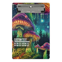 Texto personalizado Bosque de hongos caprichosos F