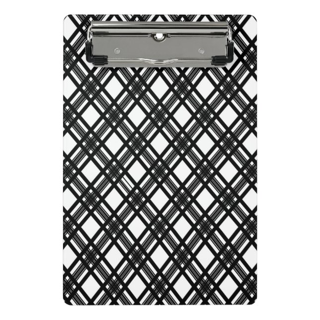 Minicarpeta De Pinza Textura de las rayas (Anverso)