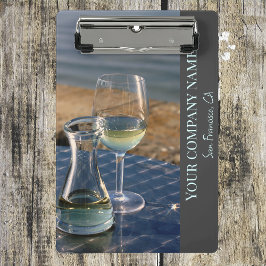 Minicarpeta De Pinza Tienda de vinos, bar o titular del menú de bodega