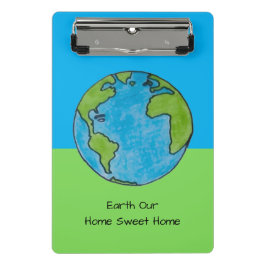 Minicarpeta De Pinza Tierra Nuestro Hogar Dulce Hogar