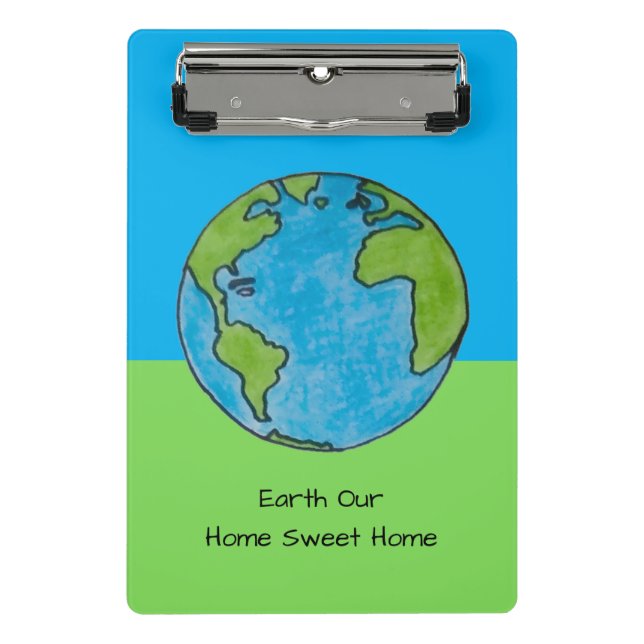 Minicarpeta De Pinza Tierra Nuestro Hogar Dulce Hogar (Anverso)