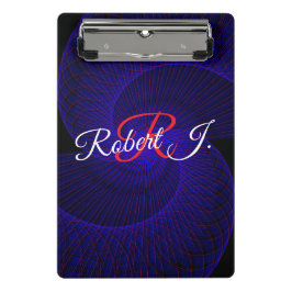 Minicarpeta De Pinza Top Down Dual Funnel Geometric Mini Clipboard