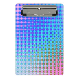 Minicarpeta De Pinza Turquesa azul púrpura magenta rosa