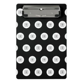 Minicarpeta De Pinza Two Logo Step Repeat Mini clipboard