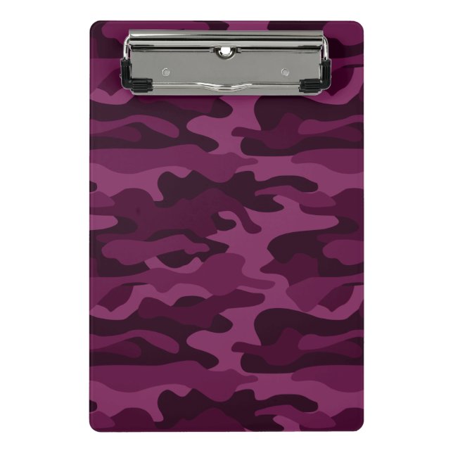Minicarpeta De Pinza Tyrian Purple Monocolor Camo (Anverso)