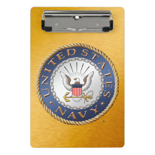Minicarpeta De Pinza U.S. Mini tablero de la marina de guerra
