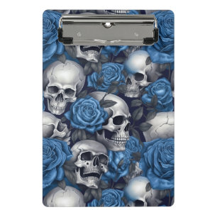 Minicarpeta De Pinza Un diseño de la serie A Skull and Roses 12