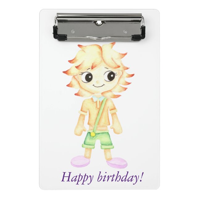 Minicarpeta De Pinza Un niño pequeño y gracioso (Anverso)