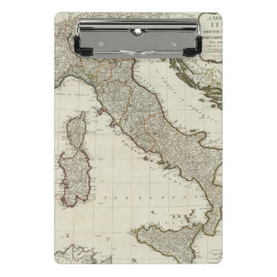 Minicarpeta De Pinza Un nuevo mapa de Italia con las islas de Sicilia