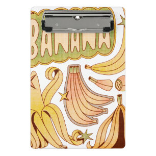 Minicarpeta De Pinza Un plátano/Ilustracion de banana
