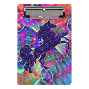 Minicarpeta De Pinza UNICORNIO DEL UNIVERSO multicolor