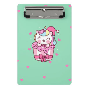 Minicarpeta De Pinza Unicornio mágico lindo