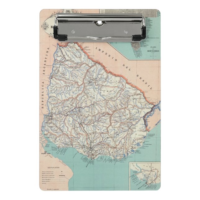 Minicarpeta De Pinza Uruguay (Anverso)