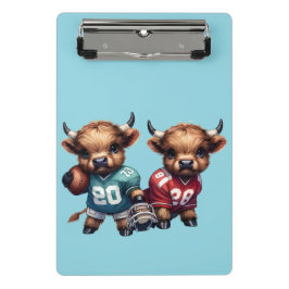 Minicarpeta De Pinza Vacas de la región montañosa y fútbol