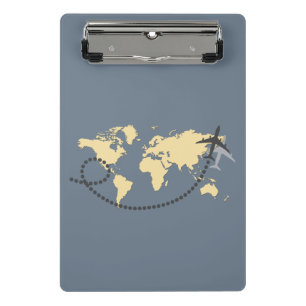 Minicarpeta De Pinza Viajemos por el ilustracion mundial