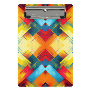 Minicarpeta De Pinza Vibes antiguas en colores: elegantes formas geomét