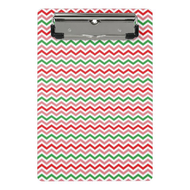 Minicarpeta De Pinza Watermelon Summer Zigzag Stripes Pattern-56209 (Anverso)