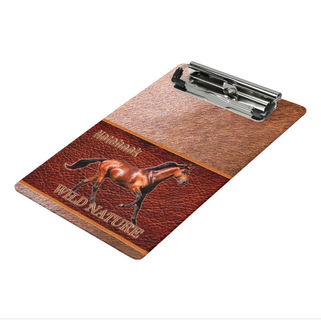 Minicarpeta De Pinza WILD NATURE - colección de diseño HORSE (Angulado 3)