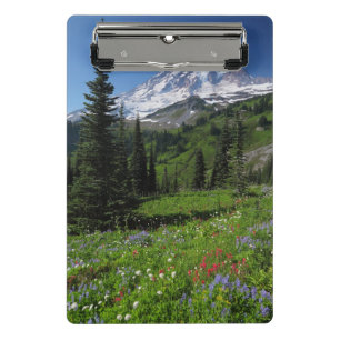 Minicarpeta De Pinza Wildflowers en el Monte Rainier