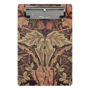 Minicarpeta De Pinza William Morris Honeysuckle Arte Inglés Clásico