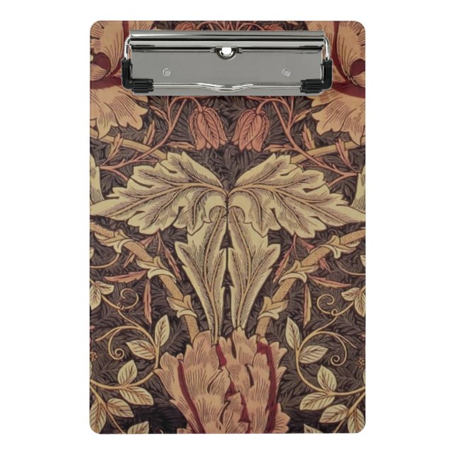 Minicarpeta De Pinza William Morris Honeysuckle Arte Inglés Clásico (Anverso)