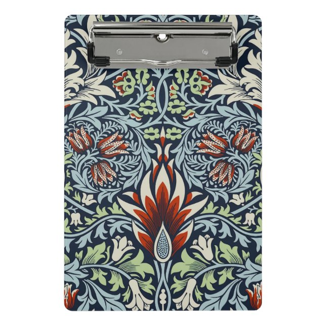Minicarpeta De Pinza William Morris Snakeshead Floral Classic Botanical (Anverso)