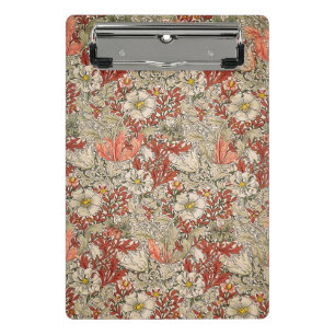 Minicarpeta De Pinza William Morris Spring Compton Flor Vintage Red