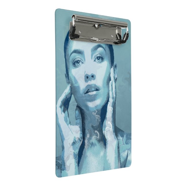 Minicarpeta De Pinza "Woman in Blue" (Angular)