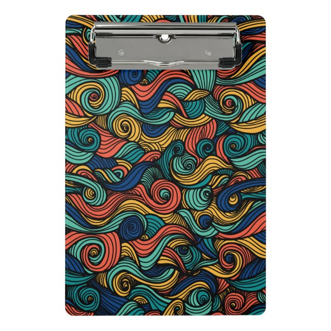 Minicarpeta De Pinza Wool Topped paisley (Anverso)