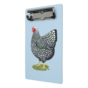Minicarpeta De Pinza Wyandotte: Hen de color plateado