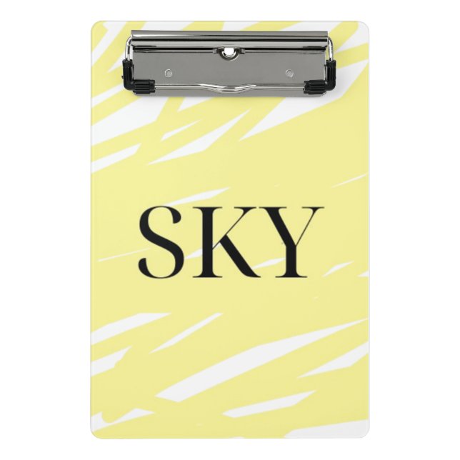 Minicarpeta De Pinza Yellow Sky Clipboards (Anverso)
