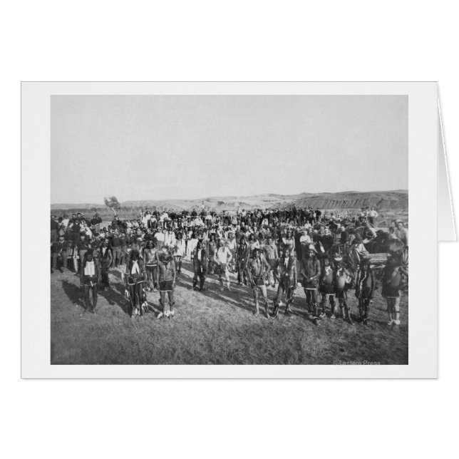 Miniconjou con soldados blancos (Anverso (Horizontal))