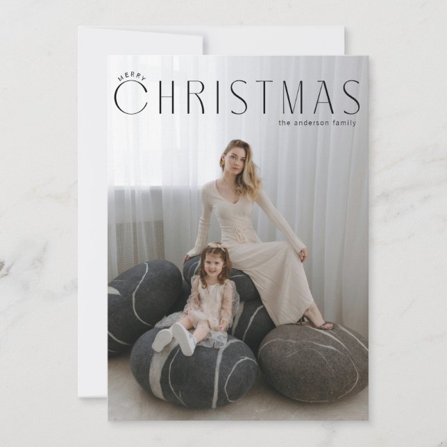 Mínima Feliz Navidad En Retrato (Anverso)