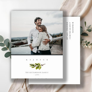 Mínima Rama de Pino Navidad Foto Regocijo