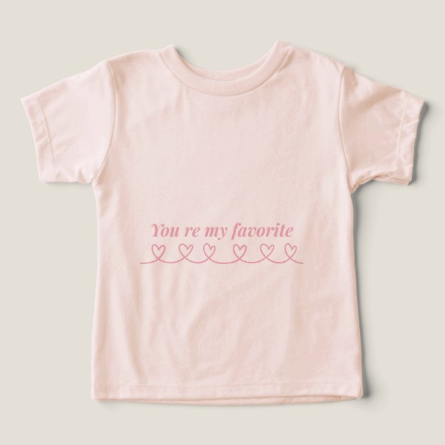 Minimal Heart Arrow Valentine T-Shirt (Diseño delantero )