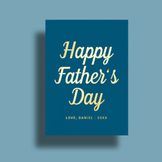 Minimal Modern Script Custom Father's Day
