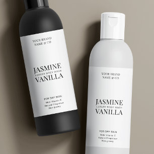 Minimal moderno 8 OZ Cosmo Etiqueta impermeable de