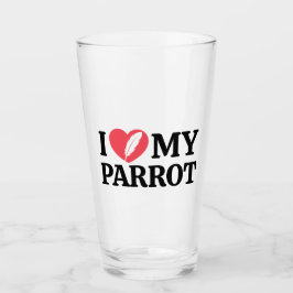 Minimal Personalized Parrot Lover Quote Typography
