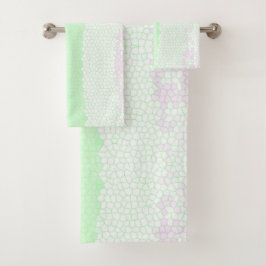 Minimalismo Resumen Arte Pálido Turquesa Rosa Verd