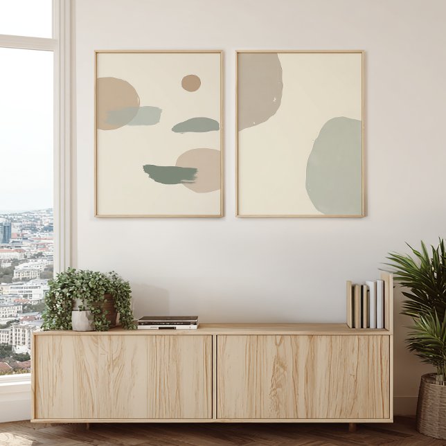 Minimalist Abstract Neutral Zen Wall Art Set (Subido por el creador)
