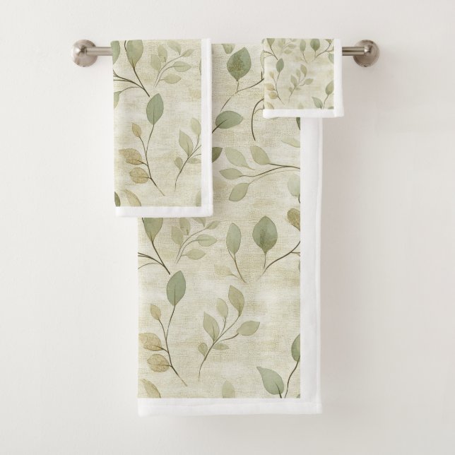 Minimalist Art Towel | Home & Living Elegance (In situ)