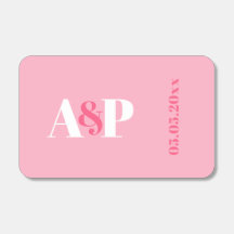 minimalist custom Monogram Black and White Wedding