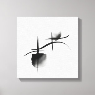 Minimalist Echoes Lienzo Envuelto Premium