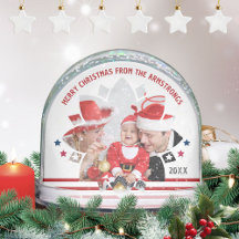 Minimalist Photo Family Holiday Keepsake